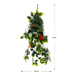Rama Artificial Bouquet Flor Roja 62Cm - CASTER