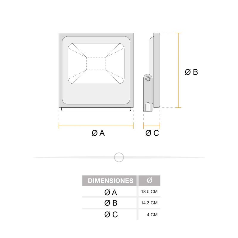 Reflector-LED