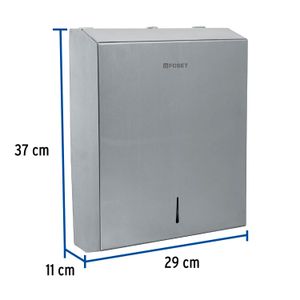 Dispensador de acero inox. para toallas de papel - FOSET