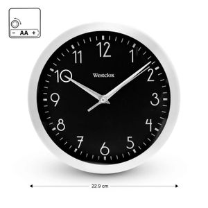 Reloj D/Pared Analogico Aluminio - WESTCLOX