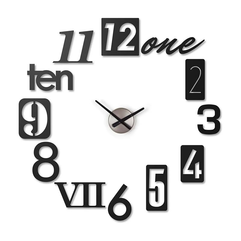Reloj-D-Pared-Negro