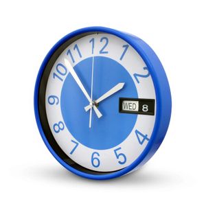 Reloj Redondo Azul 25.5 Con Fecha - EASTIME