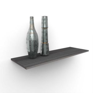 Repisa Betta Tablero 80 Humo - MUEBLE FACIL