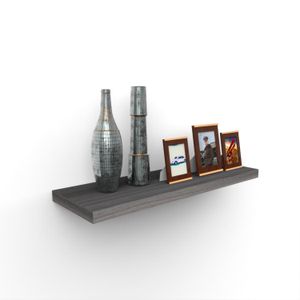 Repisa Flotante Humo 80X25X3,6 - MUEBLE FACIL