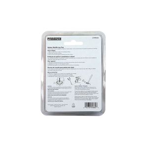 Resbalon Caucho Red. 1/2 Negro C/Clavo 4U - PROSOURCE