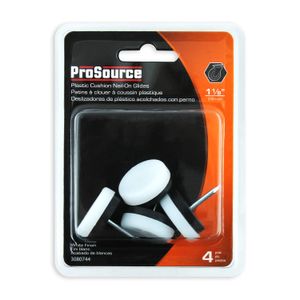 Resbalon Plast.Red. 1 1/8 Blanco C/Clavo4U - PROSOURCE