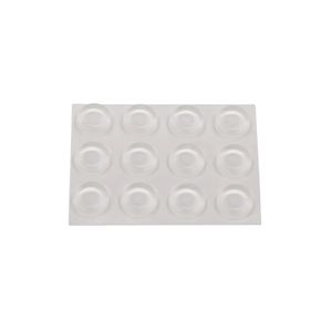 Resbalon Protector 1/2 Transp Adhesivo 12U - WRT