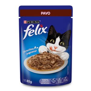Sachet Comida P/Gato Felix Clas Pavo 85Gr - FELIX