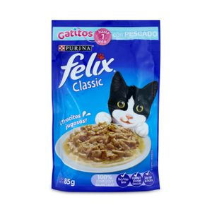 Sachet Comida P/Gato Felix Pescado 85Gr - FELIX