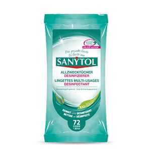 Sanytol Toallitas Desinfec Multiusos 72Und - SANYTOL