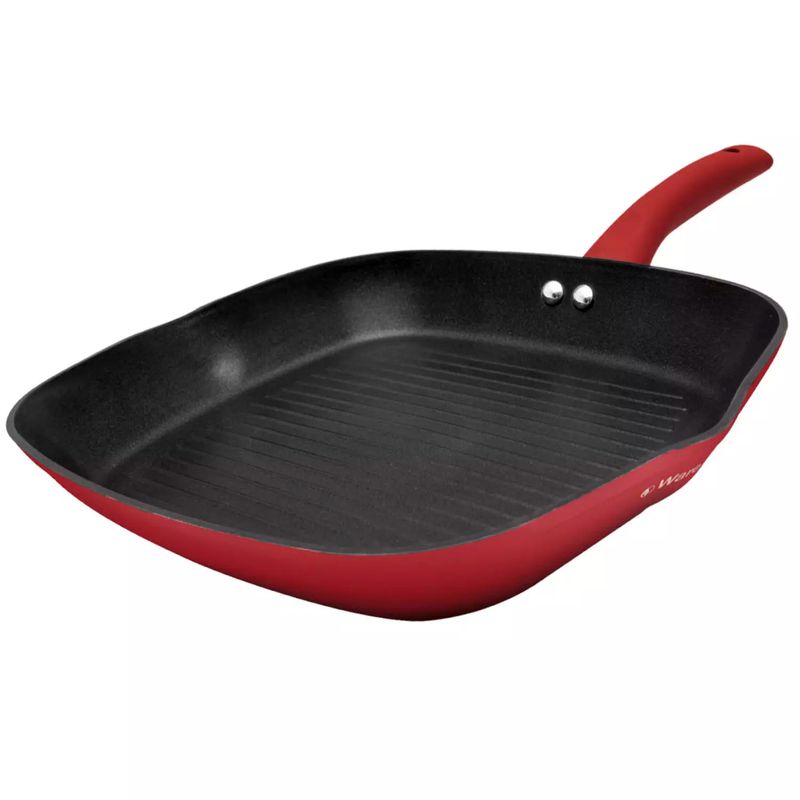 Sarten-Grill-Vulcano-Inducc-28Cm-Rojo
