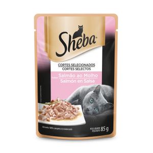 Sheba Alimento Humedo Adulto Salmon 85Gr - SHEBA