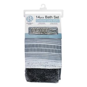 Set Alfombra P/Banio 14Pzs - PALM SPRINGS HOMES