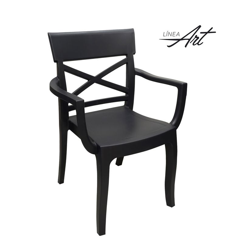 Silla-Art-Florencia-Con-Brazos-Grafito