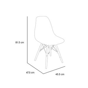 Silla Art Rio S/B Negro - PICA