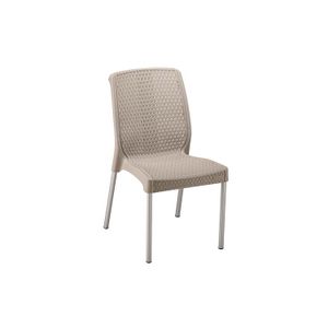 Silla Shia Sin Brazos Taupe Rimax - RIMAX