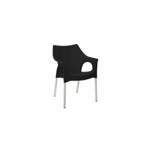 Silla Style Con Brazo Negro - PICA