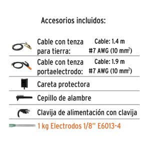 Soldadora arco eléctrico, corriente alterna 90 A - TRUPER