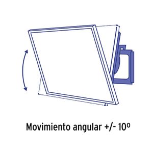 Soporte para pantallas de 26" a 65" con movimiento angular - VOLTECK