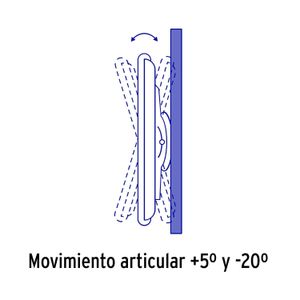 Soporte para pantallas de 32" a 70" con movimiento angular - VOLTECK