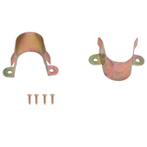 Soporte Tubos Clostet Dorado 1 1/8 C/Par - PROSOURCE