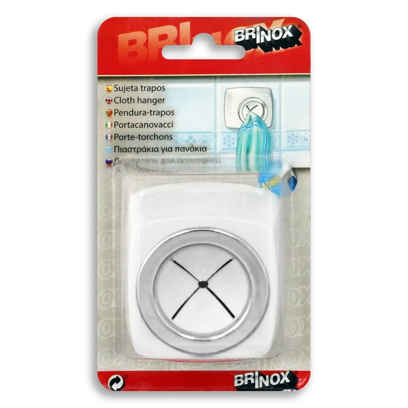 Sujetador-Simple-D-Mantel-Adhesivo-Blanc