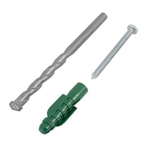 Kit de 20 taquetes 1/2" con pijas #14 y 1 broca 1/2" - FIERO