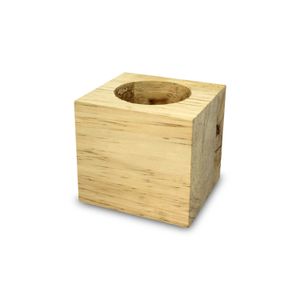 Taco D/Madera Individual 7.5Cmx7.5Cmx8Cm - AGLOMERADOS COTOPAXI