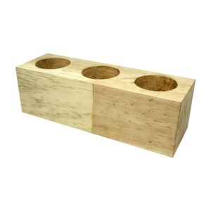 Taco D/Madera Triple 7.5Cmx7.5Cmx24Cm - AGLOMERADOS COTOPAXI