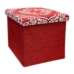Pouffe-de-almacenamiento-cuadrado-con-diseño-ELEGANTE-de-TELA-de-LINO-de-38-x-38-x-38-cm-ya-desplegado.-Resiste-136-kg
