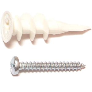 Taco Plastico 8X1-1/4 Blanco - MIDWEST FASTENER