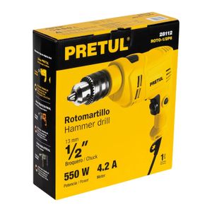 Taladro Pretul 1/2" Pvvr 550W Hobby - PRETUL