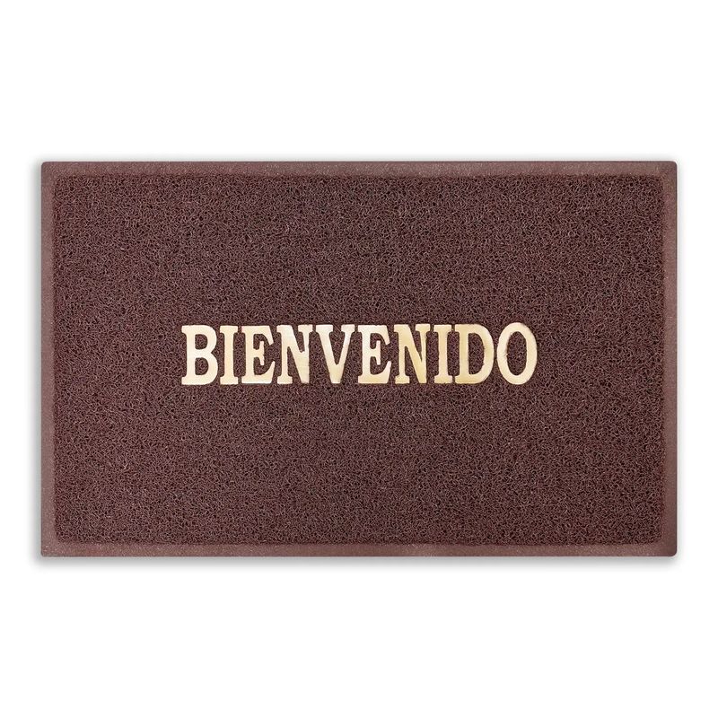Tapete-de-entrada-con-textura-de-musgo-y-mensaje-BIENVENIDO