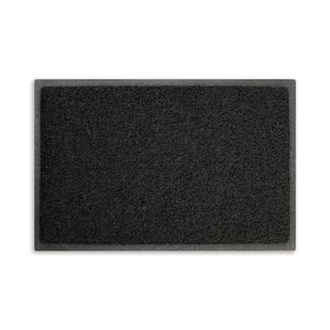 Tapete D/Entrada T/Musgo Llano Negro 40X60Cm - CASTER