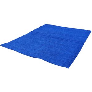 Alfombra con Antideslizante para Ducha Rectangular elaborado en PVC Azul