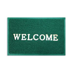 Tapete Entrada T/Musgo Welcome Verde 40X60C - CASTER