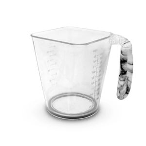Taza Medidora D/600Ml C/Mango D/Marmol - KITCHEN DETAILS