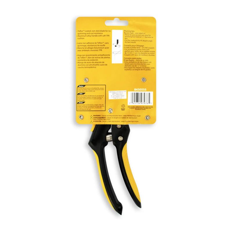Tijera-de-una-mano-tipo-podadora-de-bypass-de-20-cm-con-hoja-revestida-en-teflon-antiadherente-resistente-a-la-oxidacion