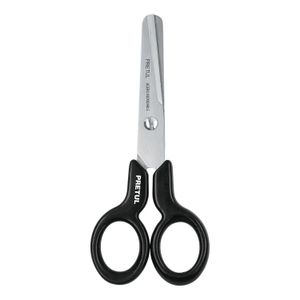Tijera 4-1/2" de acero inoxidable punta roma escolar - PRETUL