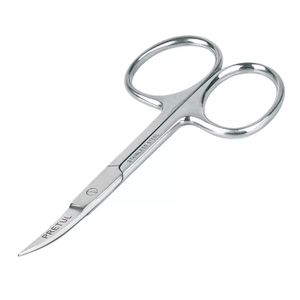 Tijera 3-1/2" acero inox punta curva para manicure - PRETUL