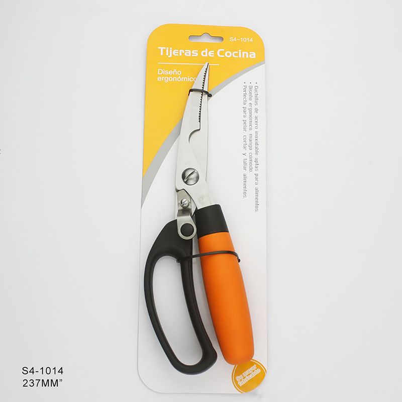 Tijera-Para-Cocina-9.5P-Negro-Naranja