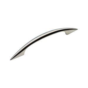 Tiradera 128 Mm Curvo Plata.Liso H8361 - WRT