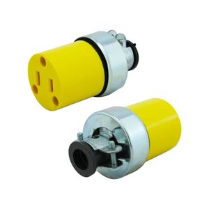Toma Reforzada Amarilla 15A - 125V Prow - PROW