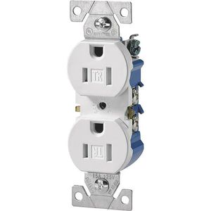 Tomacorriente Dobl Pola C/Segu15A125V Bl - COOPER