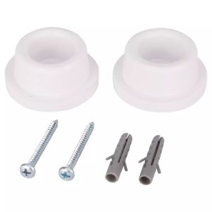 Tope De Puerta Blanco Redondo 2Pz - PROSOURCE