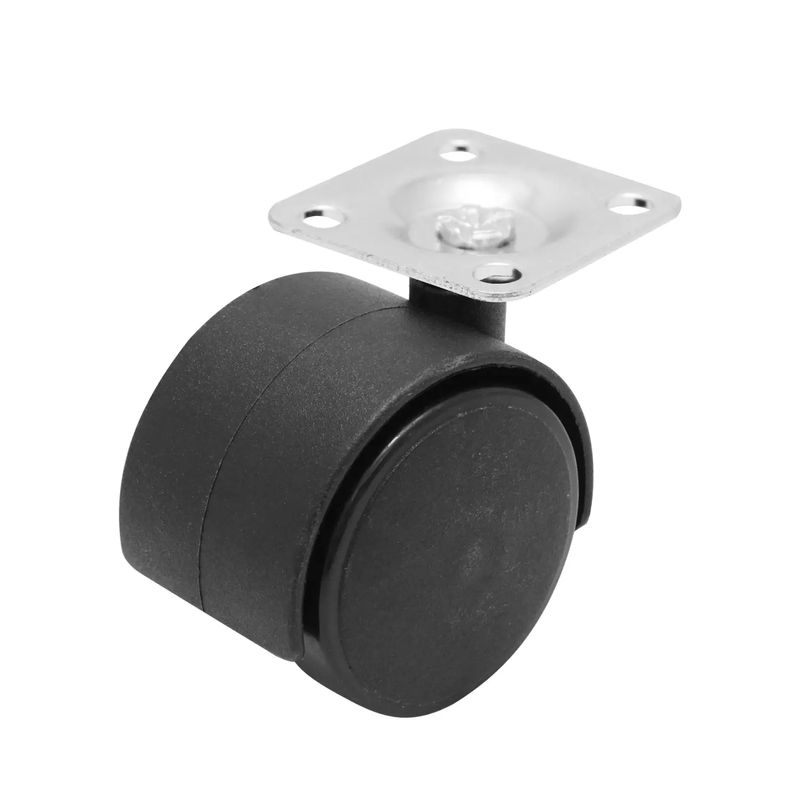Garrucha-de-2-pulgadas-con-2-llantas-de-nylon-rigido-y-plataforma-360º.-CARGA-LIVIANA-de-30-kg.