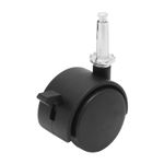Garrucha-de-2-pulgadas-con-2-llantas-de-nylon-rigido-anclaje-de-360º-y-freno-de-pie.-CARGA-LIVIANA-de-30-kg.