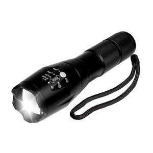 Linterna Luz UV LED Ajustable Táctica Con Zoom 300 Lúmenes