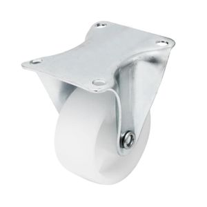Garrucha de 2 pulgadas con llanta de polipropileno y plataforma fija. CARGA LIVIANA de 30 kg. - WRT