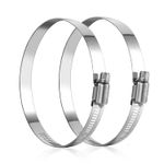 Set-de-abrazaderas-metalicas-galvanizadas-de-4-pulgadas-o-10.2-cm-c-u-x-1.3-cm--con-engranaje-helicoidal--pack-x-2